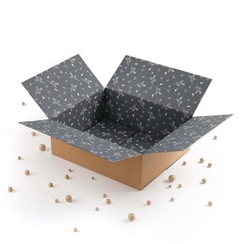 Image of Great Papers! GiftIn Corrugated Shipping Box, Botanical Design for Gifts, Birthdays, Holiday, and Care Packages (2025050)