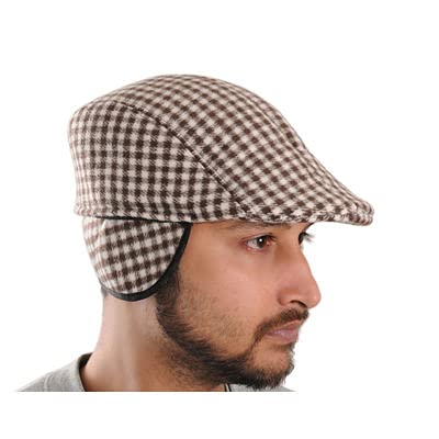 Unisex Ear Muff Golf Cap (Brown)-image-12