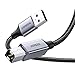 Price comparison product image UGREEN USB A to B Printer Cable,Braided USB 2.0 Type A to USB B Male Lead,High Speed Data Cable Compatible with All USB Type B Devices Epson/HP/DeskJet/Envy/Lexmark/3D/Dell/Brother/DAC/Scanner (2M)