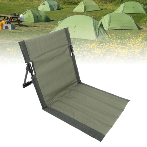 WODHMIEY Folding Beach Chair, Outdoor Portable Lounge Chair, Camping Chair, Lightweight Compact with Storage Bag, High Density Oxford Fabric for Beach Picnic Camping Travel (Green)