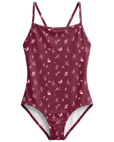 Image of weVSwe Baby Girl Swimsuit One Piece Swimsuit Cute Toddler Girls Sleeveless Bikini Kids 2-10 Years