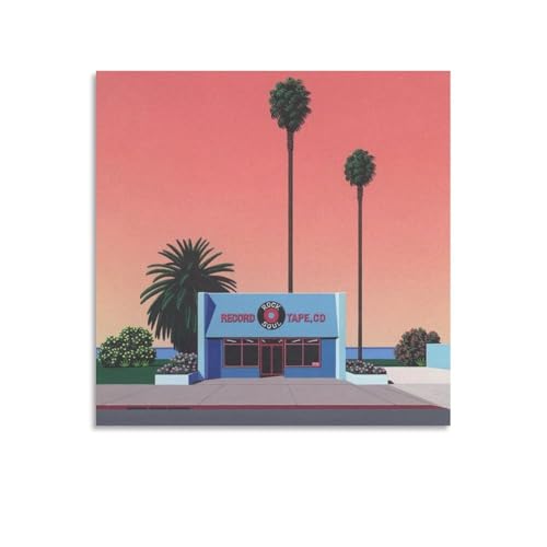 Hiroshi-Nagai i䔎̉ (25) LoX vg  EH[A[g xbh[ |X^[ ǂ̊G ŉ CeA12x12inch(30x30cm)