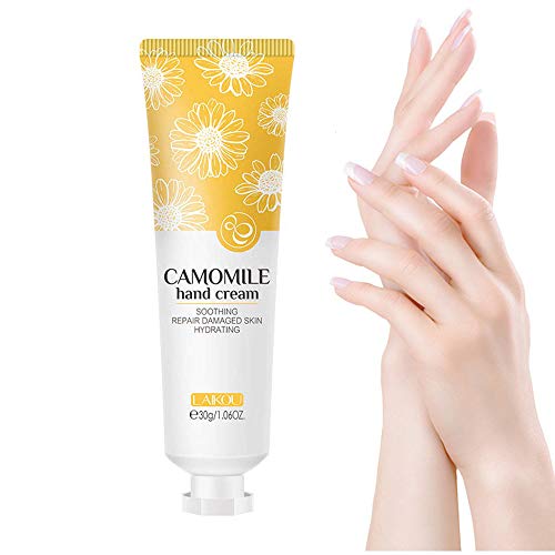 MIESCHER Camomile Hand Cream, Deep Cleansing Moisturizing Hand Lotion for Rough & Dry Cracked Hands, Soothes Skin with Chamomile, Daily Skin Care For Hand & Body (Camomile)
