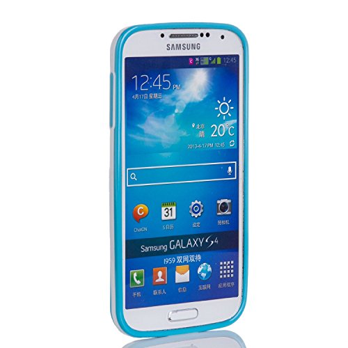 Gadgetsevil Jelly Mercury TPU Case for Samsung Galaxy S4 SIV I9500 / I9505 / SGH-i337 (Color with Stripe) (Blue)