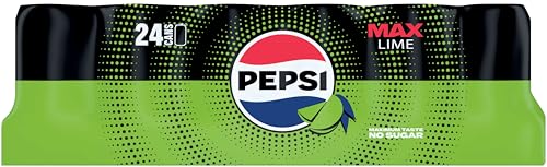 Pepsi Max Lime No Sugar Cola Cans 24 x 330ml