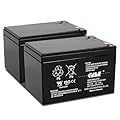 2 Pack 12v 12ah F2 Sealed Lead Acid AGM Rechargeable SLA Deep Cycle Battery