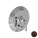 Newport Brass 5-912BP/07 Balanced Pressure Tub & Shower Diverter Plate With Handle English Bronze Astor