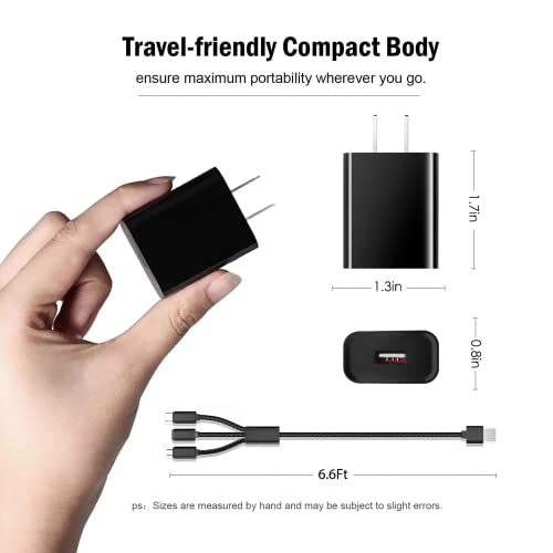 Replacement 3-In-1Wall Charger Adapter Charging Cable Cord For Beats By Dr Dre Studio Solo 3 2 Solo Pro, Powerbeats Pro 3 2, Studio Buds, Fit Pro, Flex, Beats X Headphones, Pill Plus Pill+ Speakers #TOP5