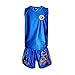 Produktbild Unisex Boxershort Trunks + ärmel T Shirts Boxe Set für Kampf Taekwondo Muay Thai Sanda
