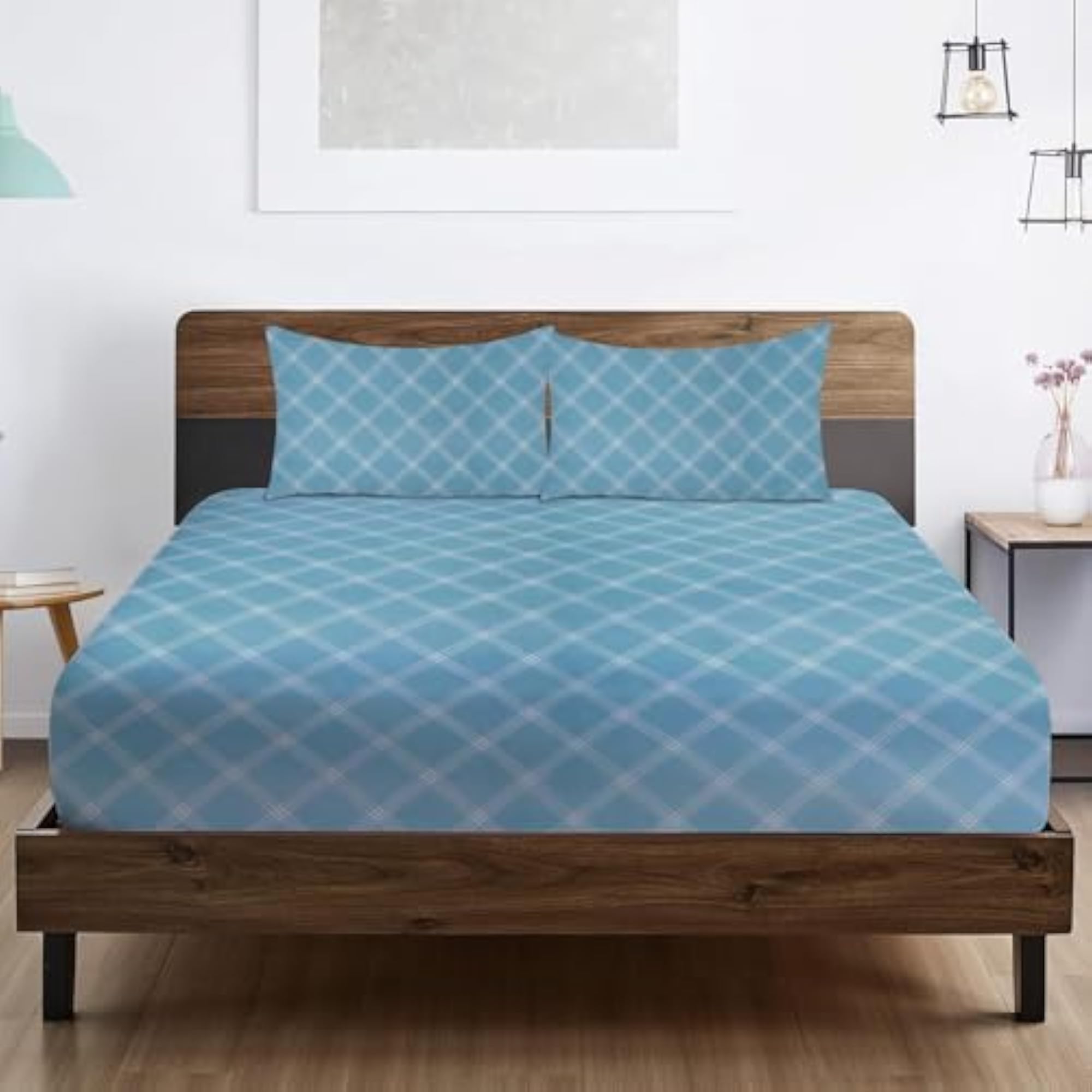 4 PCS Bedding Set Dohar Bedsheet Single with Pillow Covers