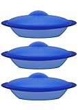 Mastrad Personal 20-Ounce Silicone Minute Cooker Steamer, Set of 3 Blue