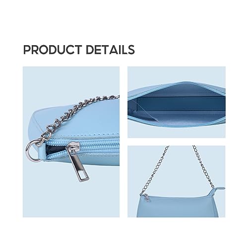 Image of MINISO Hand Bag for Women Mini Size Shoulder Bag, Women Stylish Purse for Women&Girls, Length 22, 25cm, Width 11, 15cm