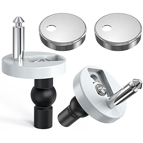 Ancable Quick Release Toilet Seat Fixings Cover