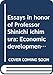 Essays in honor of Professor Shinichi Ichimura: Economic development in East and Southeast Asia