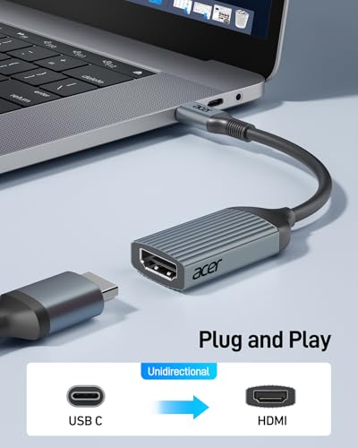 Acer USB-C to HDMI Adapter 4K@60Hz, Thunderbolt 3/4 Support for Laptop/Mac - image 3