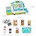 FS Pretend Play Calculator Cash Register Toy as Preschool Gift for Kids, Classic Count Toy with Sound, Microphone, Scanner, Pretend Credit Card, Play Food for Boys & Girls,45 Pieces, Ages 3 4 5 6 7