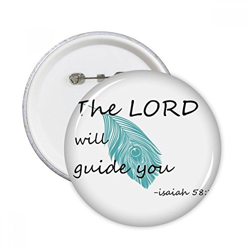 Badge Bible en citation paroles encourageant bouton décoration vêtements M