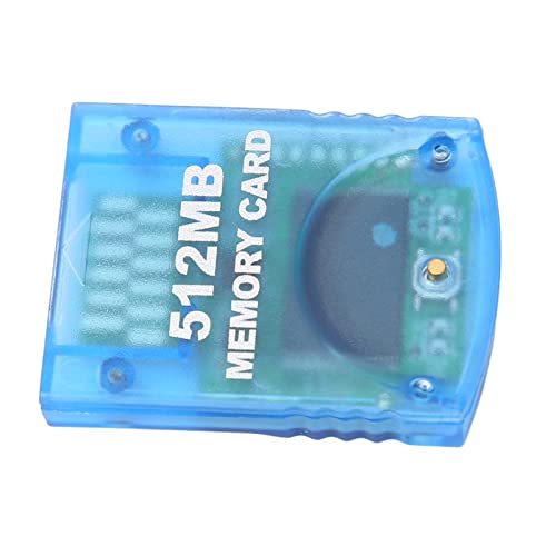 lyrlody Tarjeta de Memoria para Consola 64MB (1019 Bloques) Compatible con y Tarjeta de Memoria para Juegos Accesorio de Almacenamiento Plug and Play (512 MB (8192 Bloques))