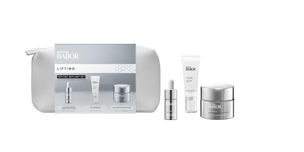 Doctor BABOR Lifting Set with 3 High Performance Products, softens lines and wrinkles, collagen, anti-aging, for smoother and plumper skin, 3 pieces