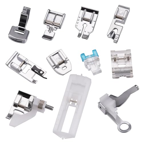 Kit de 11 Piezas de Prensatelas Multiusos para Máquina de Coser miniatura 2