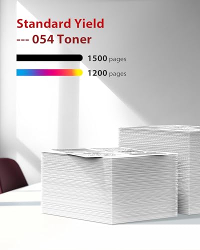 Image of 054 Toner Cartridge Set 4 Pack Replacement for Canon 054 054H CRG-054 | Compatible for Canon MF642cdw Toner Cartridges, for Canon Color imageCLASS MF642Cdw, MF644Cdw, MF641Cdw, LBP622Cdw Printer