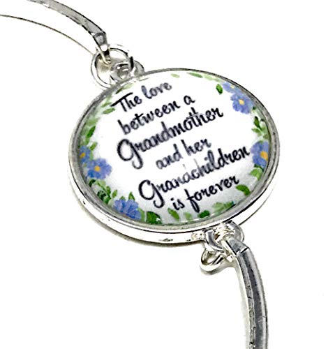 Blazing Autumn Bracelet/Grandmother Inspirational Quote Glass Cabochon Bracelet - Image 3