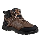 Avalanche Men's Hiking Outdoor Shoes Non-Slip Rubber Sole Work Boots- Brown Size 8.5 Adult