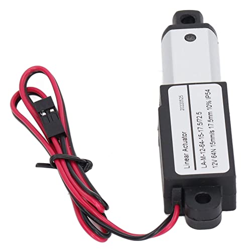 Actuador Micro Lineal 12V SEAFRONT de Aluminio ABS con Interruptor y Fuerza de 64 N