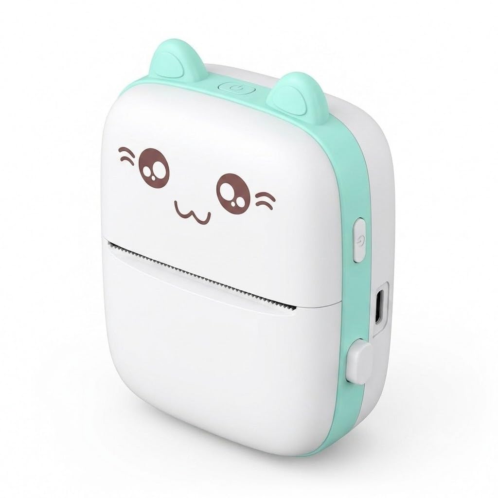 Drumstone 𝟐 𝐘𝐞𝐚𝐫𝐬 𝐰𝐚𝐫𝐫𝐚𝐧𝐭𝐲 Mini Thermal Printer | Portable Wireless Sticker Printer | Rechargeable Pocket Label & Photo Printer for Study Notes, Labels, Journals & DIY Crafts-image-12