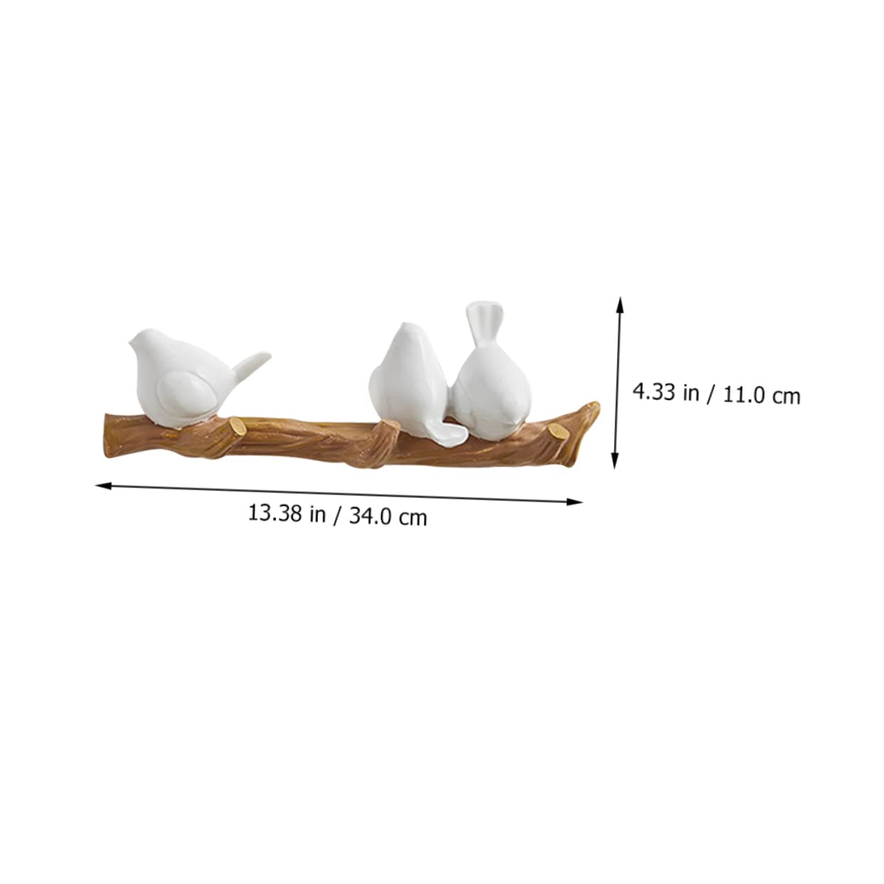 BESTYASH Gancho De Pared Colgador De Pájaros Resina Gancho Perchero Para Abrigo Decoración Hogar