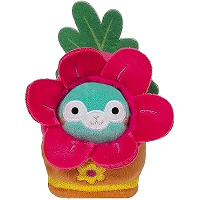 Squishville SQM0478 Accessory Set from to The Garden, Super Soft Mini Squishmallows, 5 cm Plush Toy with Accessories