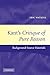 Kant's Critique of Pure Reason: Background Source Materials (Cambridge Philosophical Texts in Context)