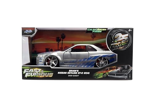 Jada Toys Coche Die-cast 1:24 Nissan Skyline GT-R 2002 miniatura 2