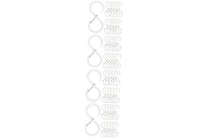PRETYZOOM 64 Pack Hooks,Great for Mantle Garland Hangers, Wreath Hangers
