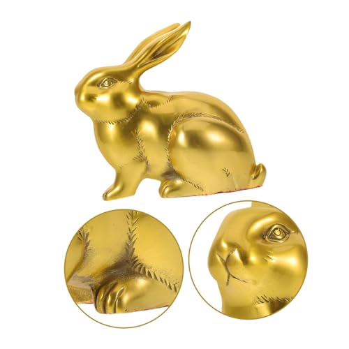 Statue lapin laiton haut de gamme pour decoration interieur - 8
