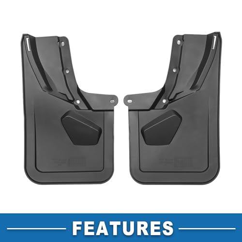 Image of Mud Flap Splash Guard with Mount Accessories Front Side Mud Guard for Ford Bronco 2021-2024 (Set of 2)