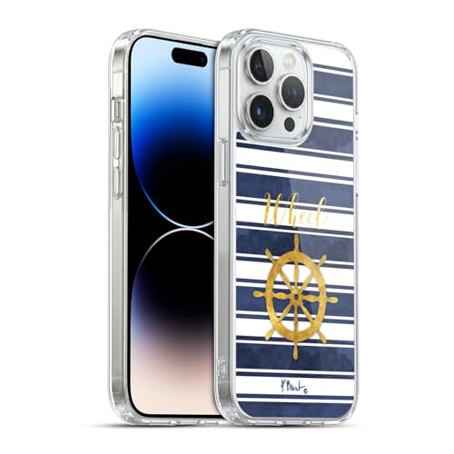 Carcasa Paul Brent Rueda Náutica de Gel Suave de Alta Calidad para iPhone 14 Pro Max