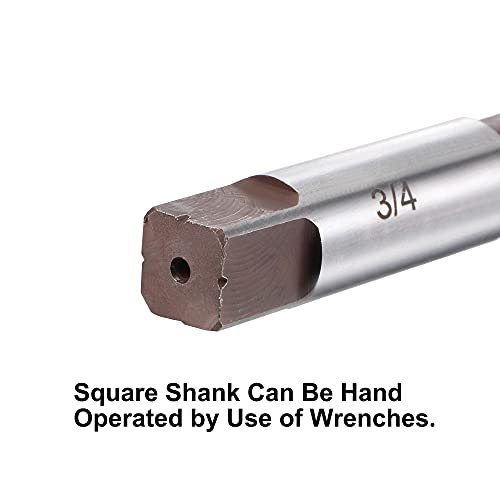 Uxcell A20103000UX0059 3/4 Inch Hand Reamer H8 Accuracy Alloy Tool Steel 8 Flutes Straight Shank Milling Cutter Tool thumb #3