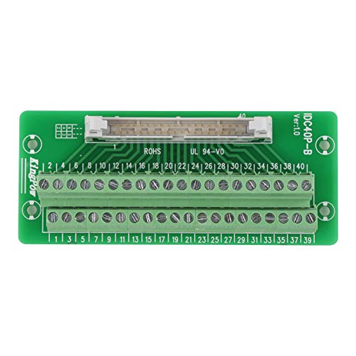 Idc40P 40Pin Male Header Breakout Board Terminal Block Connector Plc Interface With Bracket Suitable For Plc #TOP7