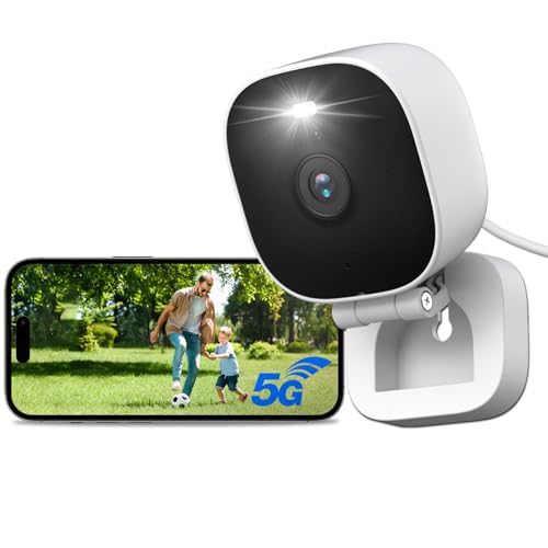 Vimtag Security Camera Outdoor 2.5K, 2.4G/5G Smart Wi-Fi Cameras for Home Security with Color Night Vision, Motion Activated Spotlight/Siren, IP66,2-Way Audio, Support Cloud/512G SD Card Storage,Wired