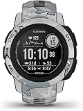 Garmin Instinct 2S Camo, Reloj inteligente con GPS resistente al agua, funciones deportivas, pulsioximetría, puntuación de sueño y notificaciones del smartphone, Gris