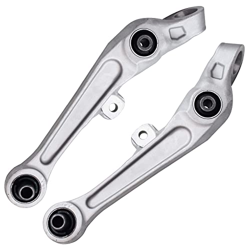 Image of Detroit Axle - RWD Front End Control Arms Kit for 2003-2004 Infiniti G35 Nissan 350Z, 4 Lower Forward & Upper Control Arms 4 Inner Outer Tie Rods Replacement - 8pc Set
