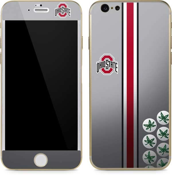 Skinit Decal Phone Skin Compatible with iPhone 6/6s - Officially Licensed Ohio State University Ohio State University Buckeyes Design