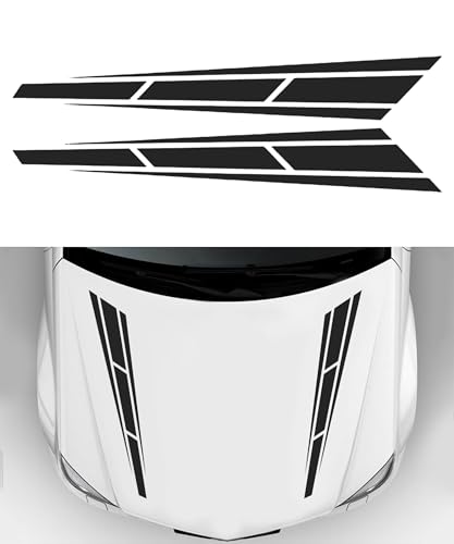 Flaconi 2 adesivi a strisce per cofano dell'auto, adatti per