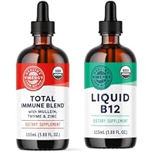 Vimergy All-Day Resilience Kit* - Complementary Blend of 2500 mcg B12, 2500 mcg Zinc, 130 mg Mullein Extract, and 70 mg Thyme Extract. USDA Organic, Vegan, Paleo-Friendly, Gluten-Free, Kosher. *