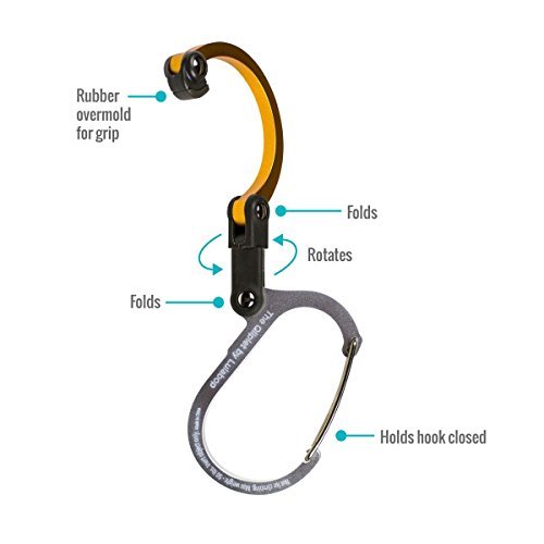 Lulabop QLIP12 Set da ferrata,Unisex - Adultos, Orange, un tamaño