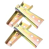 Generisch 4 Paar Ineinandergreifende Sofaverbinder aus Metall 12cm Sofa Verbindungsschrauben zur Möbelbefestigung Stabile Sofaschrauben für Ecksofas und Schlafsofas