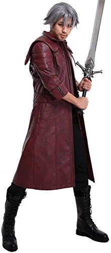 Cosplay.fm Men's Game Cosplay Costume Pu Leather Jacket
