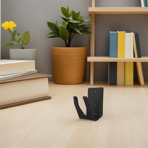 Soporte de lector de plastico negro ajustable para evitar caidas y roturas 4