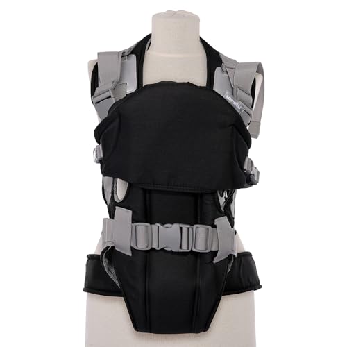 Porte-bébé Week-end Lorelli noir ergonomique face parent ou route dès 4 mois